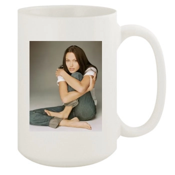 Angelina Jolie 15oz White Mug