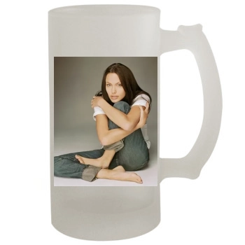 Angelina Jolie 16oz Frosted Beer Stein