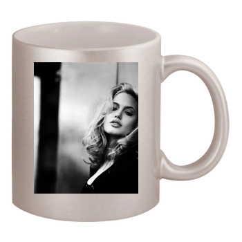 Angelina Jolie 11oz Metallic Silver Mug