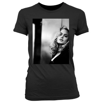 Angelina Jolie Women's Junior Cut Crewneck T-Shirt