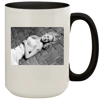 Angelina Jolie 15oz Colored Inner & Handle Mug