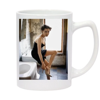 Angelina Jolie 14oz White Statesman Mug