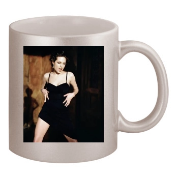 Angelina Jolie 11oz Metallic Silver Mug