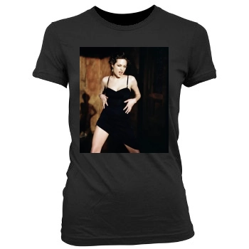 Angelina Jolie Women's Junior Cut Crewneck T-Shirt