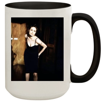 Angelina Jolie 15oz Colored Inner & Handle Mug