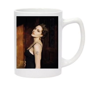 Angelina Jolie 14oz White Statesman Mug