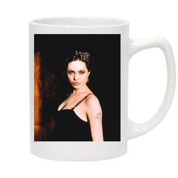 Angelina Jolie 14oz White Statesman Mug