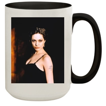 Angelina Jolie 15oz Colored Inner & Handle Mug