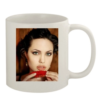 Angelina Jolie 11oz White Mug