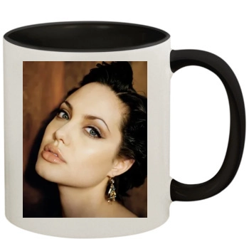 Angelina Jolie 11oz Colored Inner & Handle Mug