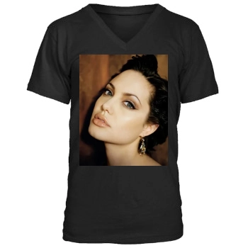 Angelina Jolie Men's V-Neck T-Shirt