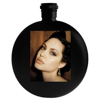 Angelina Jolie Round Flask