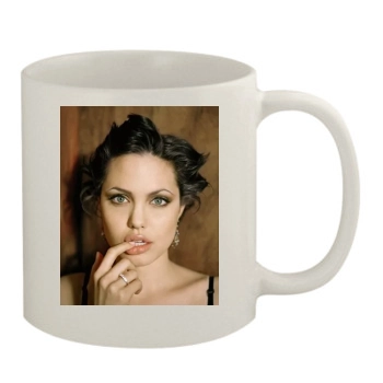 Angelina Jolie 11oz White Mug