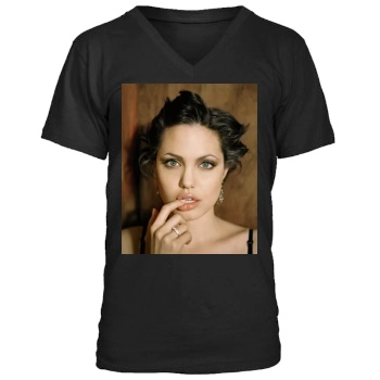 Angelina Jolie Men's V-Neck T-Shirt