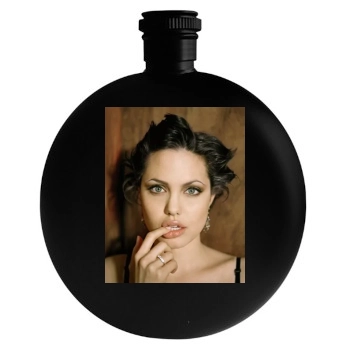 Angelina Jolie Round Flask