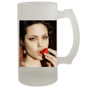 Angelina Jolie 16oz Frosted Beer Stein