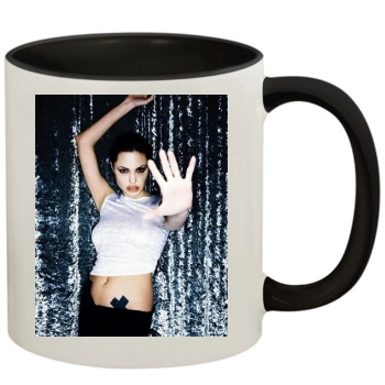 Angelina Jolie 11oz Colored Inner & Handle Mug