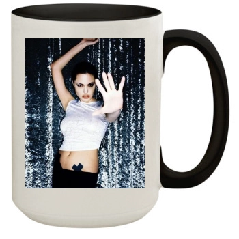 Angelina Jolie 15oz Colored Inner & Handle Mug