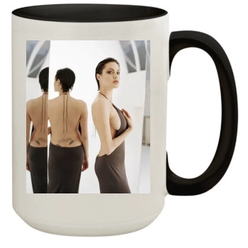 Angelina Jolie 15oz Colored Inner & Handle Mug