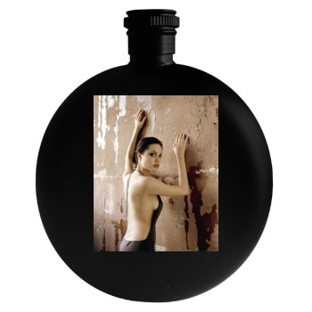 Angelina Jolie Round Flask