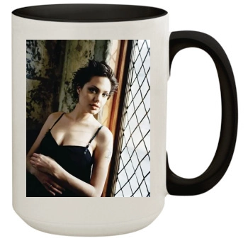 Angelina Jolie 15oz Colored Inner & Handle Mug