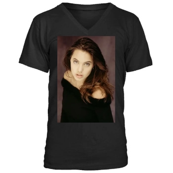 Angelina Jolie Men's V-Neck T-Shirt