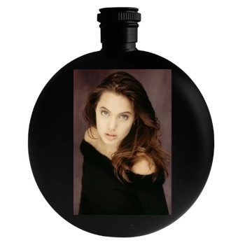 Angelina Jolie Round Flask