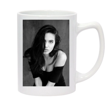 Angelina Jolie 14oz White Statesman Mug