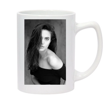 Angelina Jolie 14oz White Statesman Mug