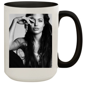 Angelina Jolie 15oz Colored Inner & Handle Mug