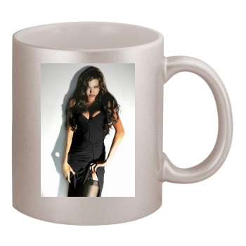 Angelina Jolie 11oz Metallic Silver Mug