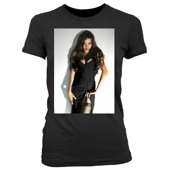 Angelina Jolie Women's Junior Cut Crewneck T-Shirt