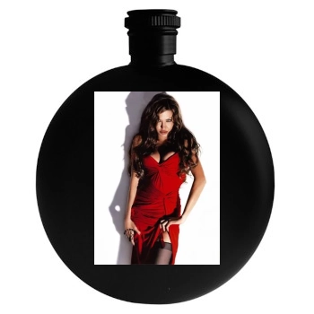 Angelina Jolie Round Flask