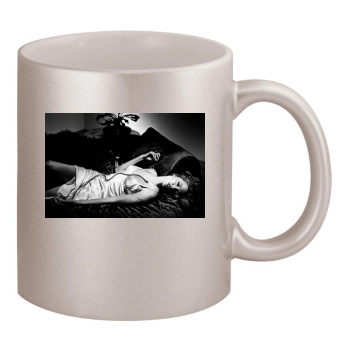 Angelina Jolie 11oz Metallic Silver Mug