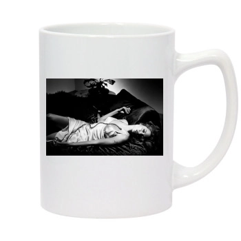 Angelina Jolie 14oz White Statesman Mug