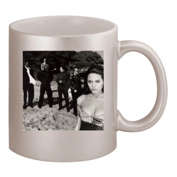 Angelina Jolie 11oz Metallic Silver Mug