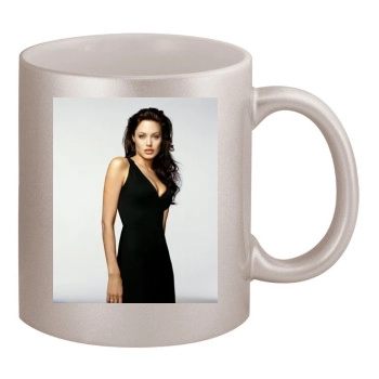 Angelina Jolie 11oz Metallic Silver Mug