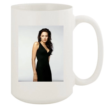 Angelina Jolie 15oz White Mug