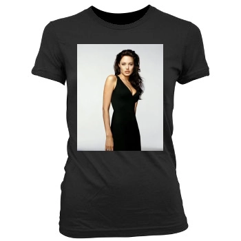 Angelina Jolie Women's Junior Cut Crewneck T-Shirt