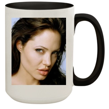 Angelina Jolie 15oz Colored Inner & Handle Mug