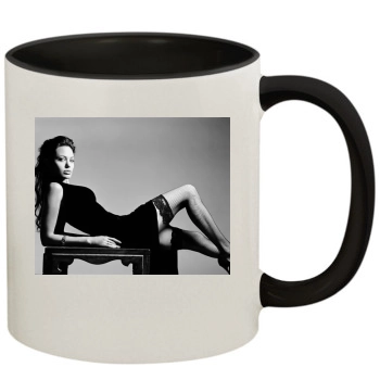 Angelina Jolie 11oz Colored Inner & Handle Mug