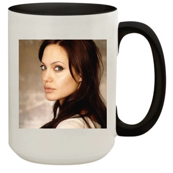 Angelina Jolie 15oz Colored Inner & Handle Mug