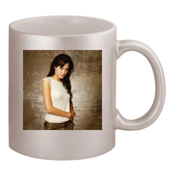 Angelina Jolie 11oz Metallic Silver Mug