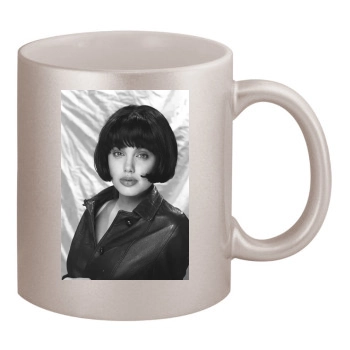 Angelina Jolie 11oz Metallic Silver Mug