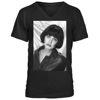 Angelina Jolie Men's V-Neck T-Shirt