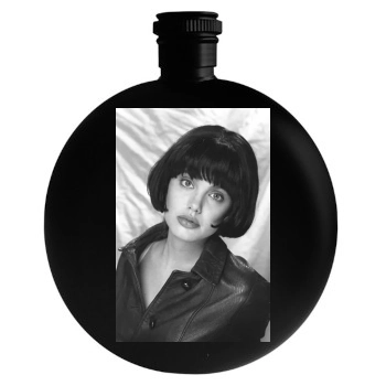 Angelina Jolie Round Flask