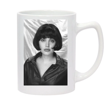 Angelina Jolie 14oz White Statesman Mug