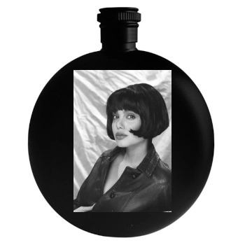 Angelina Jolie Round Flask