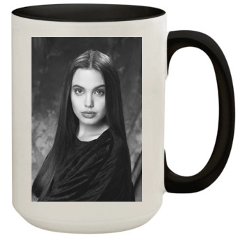 Angelina Jolie 15oz Colored Inner & Handle Mug