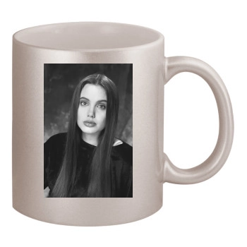 Angelina Jolie 11oz Metallic Silver Mug